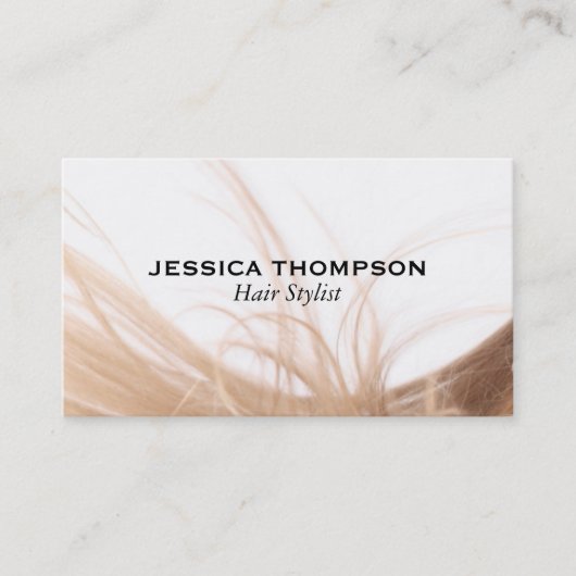 ヘア |ブロンド 名刺 (正面)