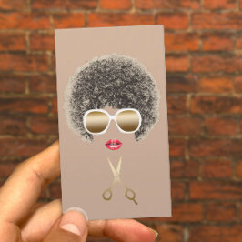 ヘア&メイクアップアーティストナチュラルヘアサロン 名刺