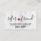 ヘア&メイクアップアーティストマーブルモダンサロン紹介 紹介カード (正面)