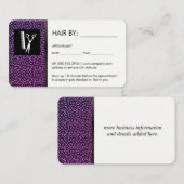 ヘア 予約カード (正面/裏面)