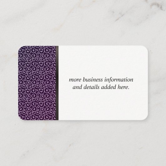 ヘア 予約カード (裏面)