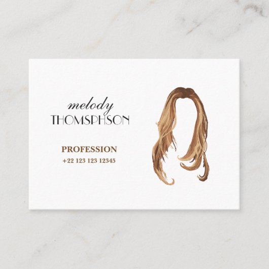 ヘア 名刺 (正面)