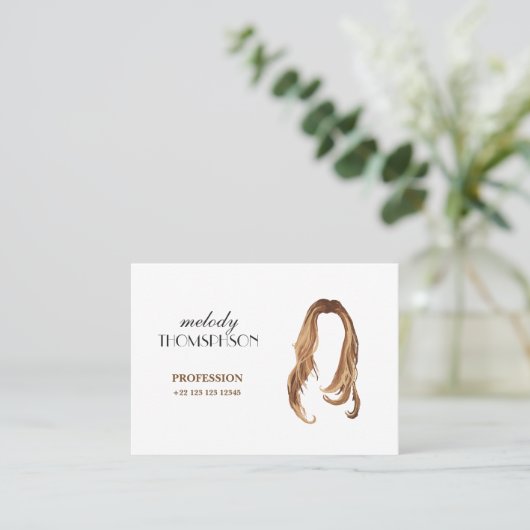 ヘア 名刺 (スタンド正面)