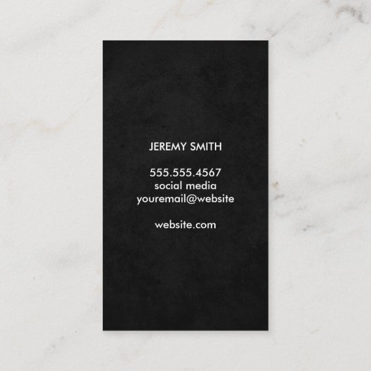 ヘア 名刺 (裏面)