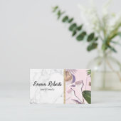 ヘア&美しいスペシャリストサロン美容師理容師 名刺 (スタンド正面)