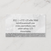 ヘア&美しいスペシャリストサロン美容師理容師 名刺 (裏面)