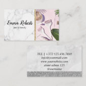 ヘア&美しいスペシャリストサロン美容師理容師 名刺 (正面/裏面)