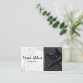 ヘア&美しいスペシャリストサロン美容師理容師 名刺 (スタンド正面)