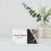 ヘア&美しいスペシャリストサロン美容師理容師 名刺 (スタンド正面)