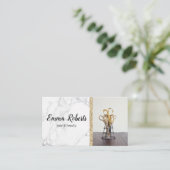 ヘア&美しいスペシャリストサロン美容師理容師 名刺 (スタンド正面)