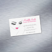 ヘア&美しいラッシュエクステンション会社ブランディング マグネット名刺 (インサイチュ)