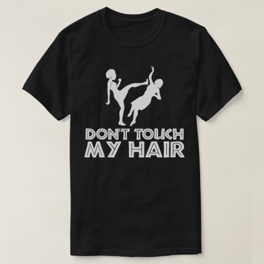 ヘアTouchしない1 Tシャツ (デザイン正面)