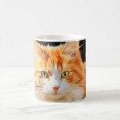 「ヘイあそこに子猫マグ – かわいい猫好きのコーヒー コーヒーマグカップ (中央)