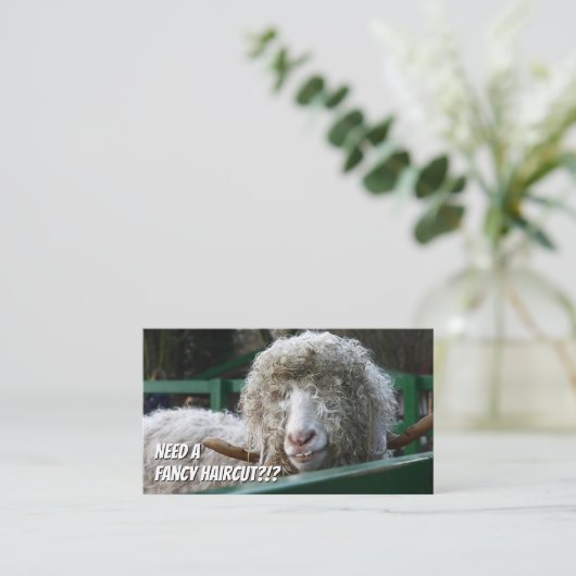 ヘイおもしろいスファンシートリスト 名刺 (スタンド正面)