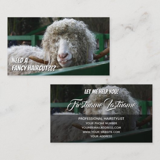 ヘイおもしろいスファンシートリスト 名刺 (正面/裏面)