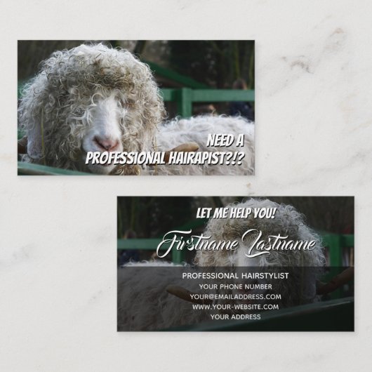 ヘイおもしろいスファンシート専門バス 名刺 (正面/裏面)