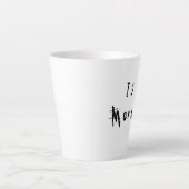 ヘイおもしろいトモーニングマグ カフェラテマグ (正面)