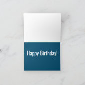 ヘイおもしろいハッピーバースデーカード カード (内部)