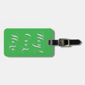 ヘイこちらトラベルアクセサリー荷物タグ ラゲッジタグ (正面横)