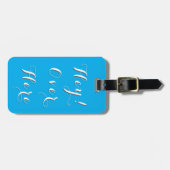 ヘイこちらトラベルアクセサリー荷物タグ ラゲッジタグ (正面横)