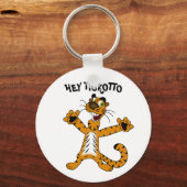 ヘイカッコいいティグロットボーイ誕生日キーチェーン キーホルダー (正面)