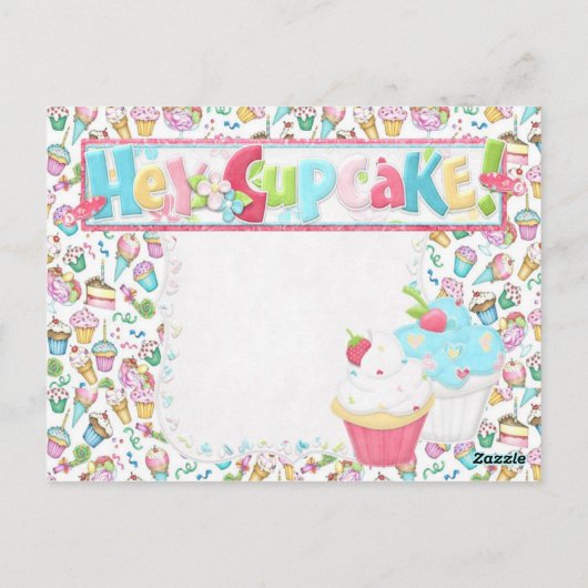 ヘイカップケーキリビングザスウィートライフレシピはがき ポストカード (裏面)