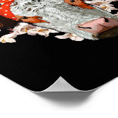 ヘイガールハイファー農家カウバンダナ ポスター (角)