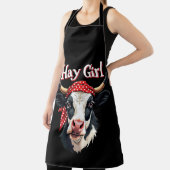ヘイガール農家おもしろい牛カウファームラバーズ エプロン (インサイチュ)