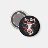 ヘイガール農家おもしろい牛カウファームラバーズ マグネット (正面/裏面)