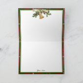 ヘイクランの新しいスランズキャッスルノートクリスマスカード ノートカード (内部)