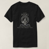 ヘイグクランプトスコットランドネームタータンチェックシスル Tシャツ (デザイン正面)