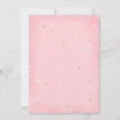 ヘイグールピンクガール幽霊ベイビーシャワー招待状 招待状 (裏面)