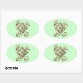 ヘイケル 楕円形シール (シート)