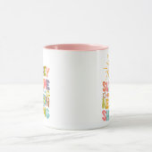 ヘイサンシャイン、トレンディーフラワーズレトロビーガン マグカップ (中央)