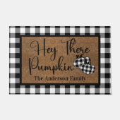 ヘイザカボチャカスタムンファミリーオータム ドアマット (正面)