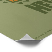 ヘイスクービードゥートライバルスクエアグラフィック ポスター (角)