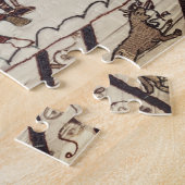 ヘイスティングスの戦い – ノーマン騎士 ジグソーパズル (側面)