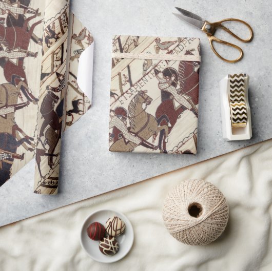 ヘイスティングスの戦い – ノーマン騎士 ラッピングペーパー (クラフト)