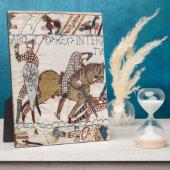 ヘイスティングスの戦い – バユウタペストリー王ハロルド フォトプラーク (側面)