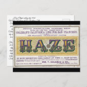 ヘイズクリッパー帆船1900 ポストカード (正面/裏面)