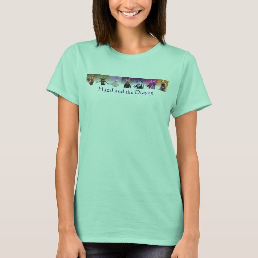 ヘイゼルとドラゴンショーシャツ Tシャツ (正面)
