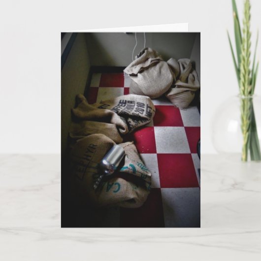 ヘイゼルのロースト　お誕生日カード カード (正面)