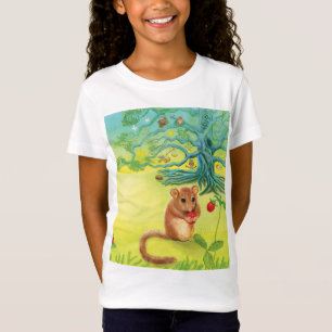 ヘイゼルド食べルマウスのワイルドストロベリーTシャツ Tシャツ