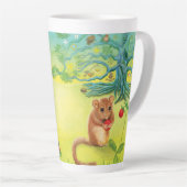 ヘイゼルド食べルマウスの野生のイチゴ カフェラテマグ (右アングル)