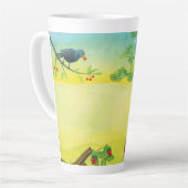 ヘイゼルド食べルマウスの野生のイチゴ カフェラテマグ (左アングル)