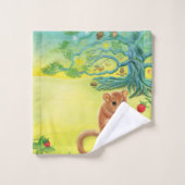 ヘイゼルド食べルマウスの野生のイチゴ バスタオルセット (ウォッシュタオル)