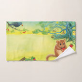 ヘイゼルド食べルマウスの野生のイチゴ バスタオルセット (ハンドタオル)