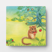 ヘイゼルド食べルマウスの野生のイチゴ フォトプラーク (正面)