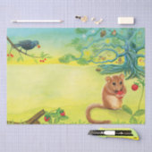 ヘイゼルド食べルマウスの野生のイチゴ 薄葉紙 (クラフト)