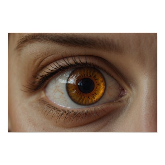 ヘイゼルブラウンアイおもしろい ポスター (正面)